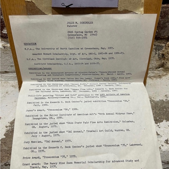 Vintage oil painting titled Head of a Man ll, Head of an Actor. - Picture 7 of 9